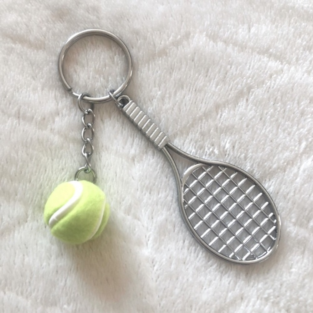 Sport Tennis Keychain New